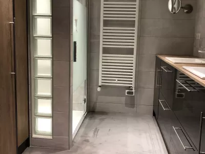 Rénovation de la salle de bain avec la création d’une douche